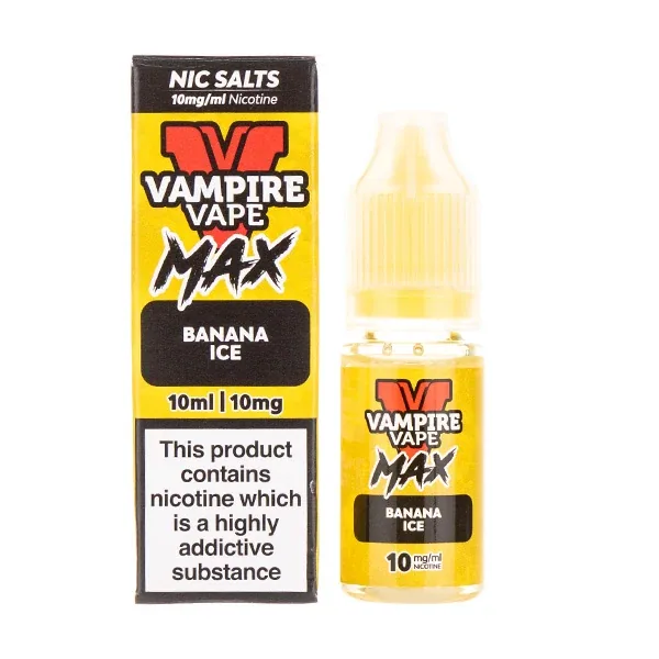 Vampire Vape Max Nic Salts Banana Ice UK