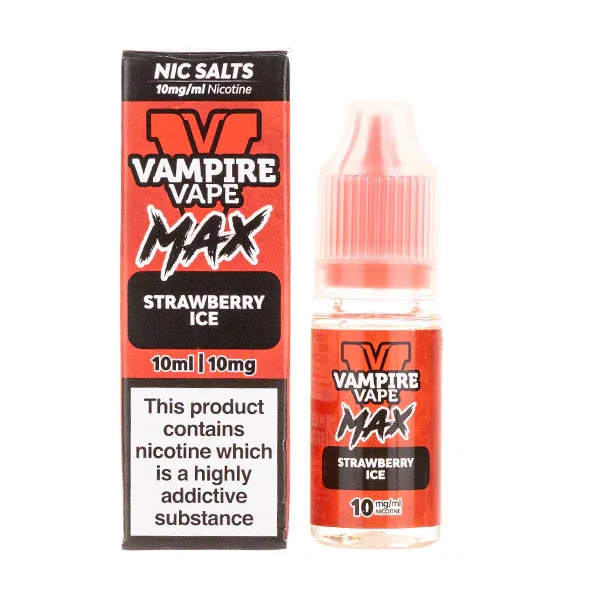 Vampire Vape Max Nic Salts Strawberry Ice UK
