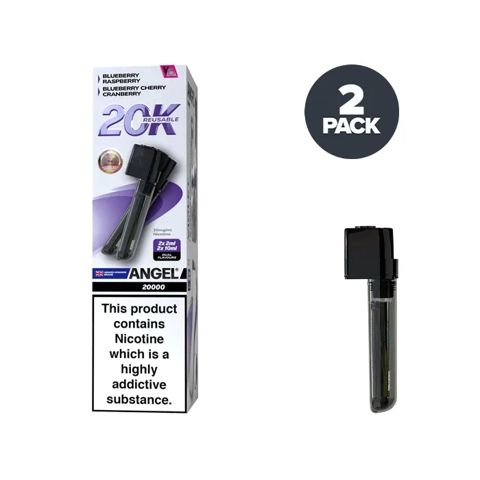 Violet Edition Vapes Bars Angel 20000 Vape Prefilled Pod Kit UK