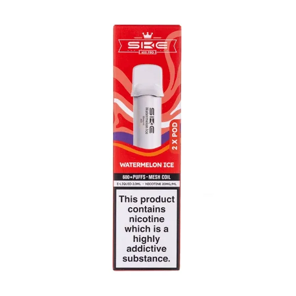 Watermelon Ice Crystal 600 Pro Prefilled Pods by SKE UK