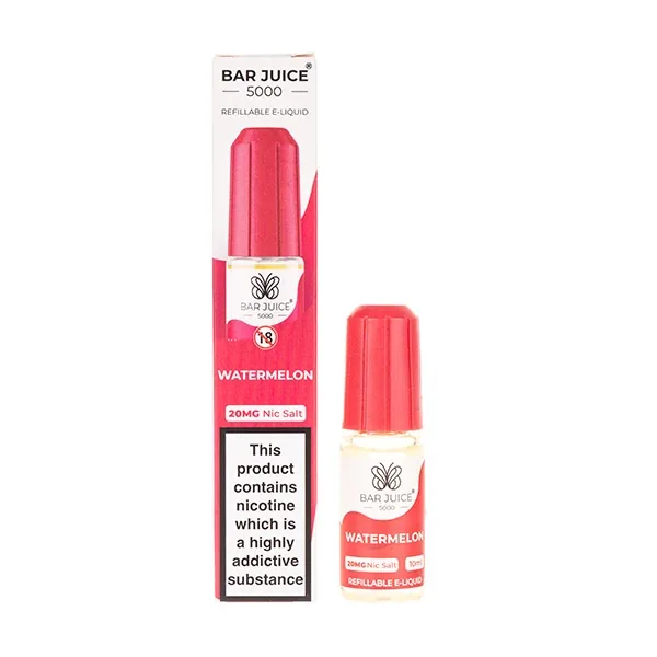 Watermelon Nic Salt E-Liquid by Bar Juice 5000 UK